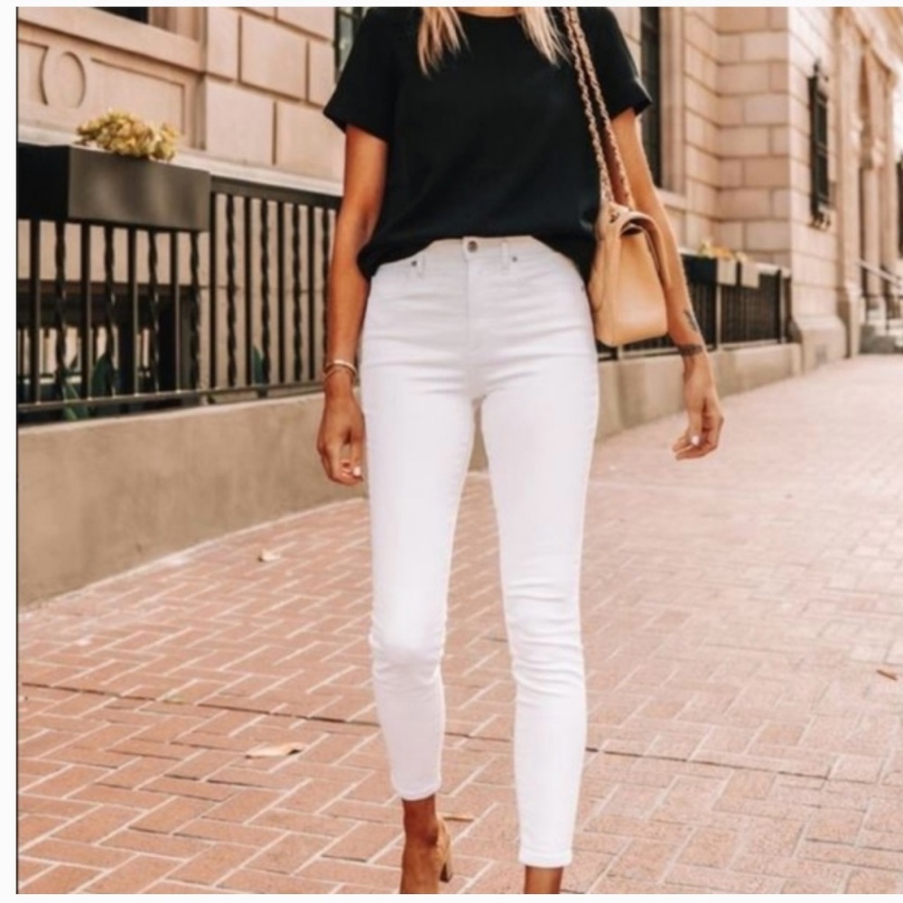 Madewell High-Rise White Women’s Jeans